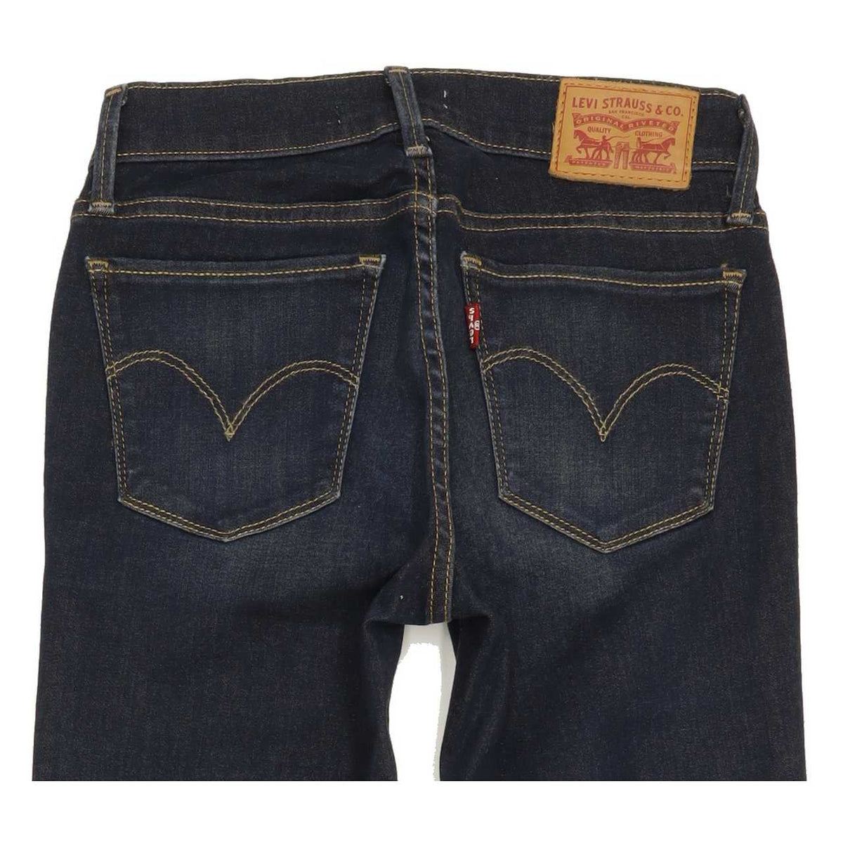 Levi's 710 Women Blue Skinny Regular Stretch Jeans W25 L30