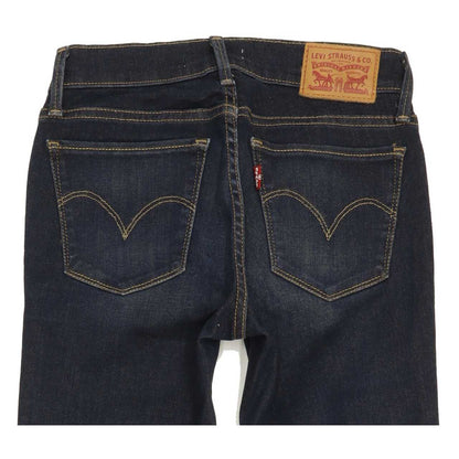 Levi's 710 Women Blue Skinny Regular Stretch Jeans W25 L30