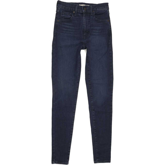 Levi's Mile High Rise Women Blue Skinny Stretch Jeans W26 L30