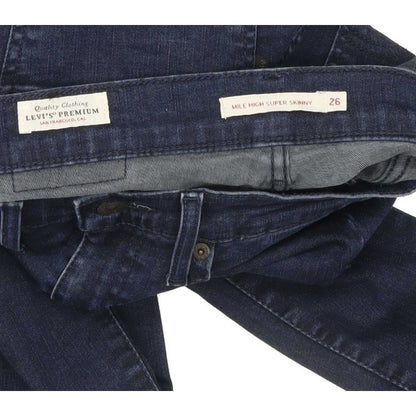 Levi's Mile High Rise Women Blue Skinny Stretch Jeans W26 L30