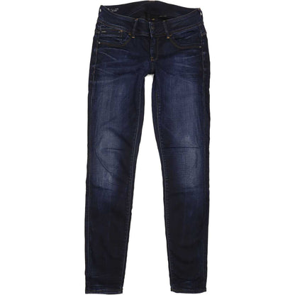 G-Star Lynn Mid Women Blue Skinny Slim Stretch Jeans W31 L33