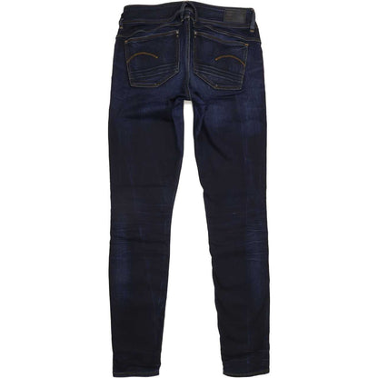 G-Star Lynn Mid Women Blue Skinny Slim Stretch Jeans W31 L33