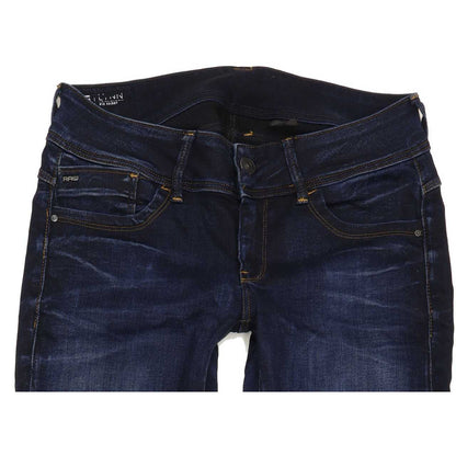 G-Star Lynn Mid Women Blue Skinny Slim Stretch Jeans W31 L33