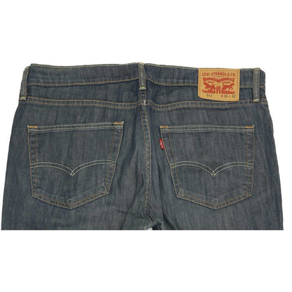Levi's 511 Men Blue Straight Slim Jeans W37 L31