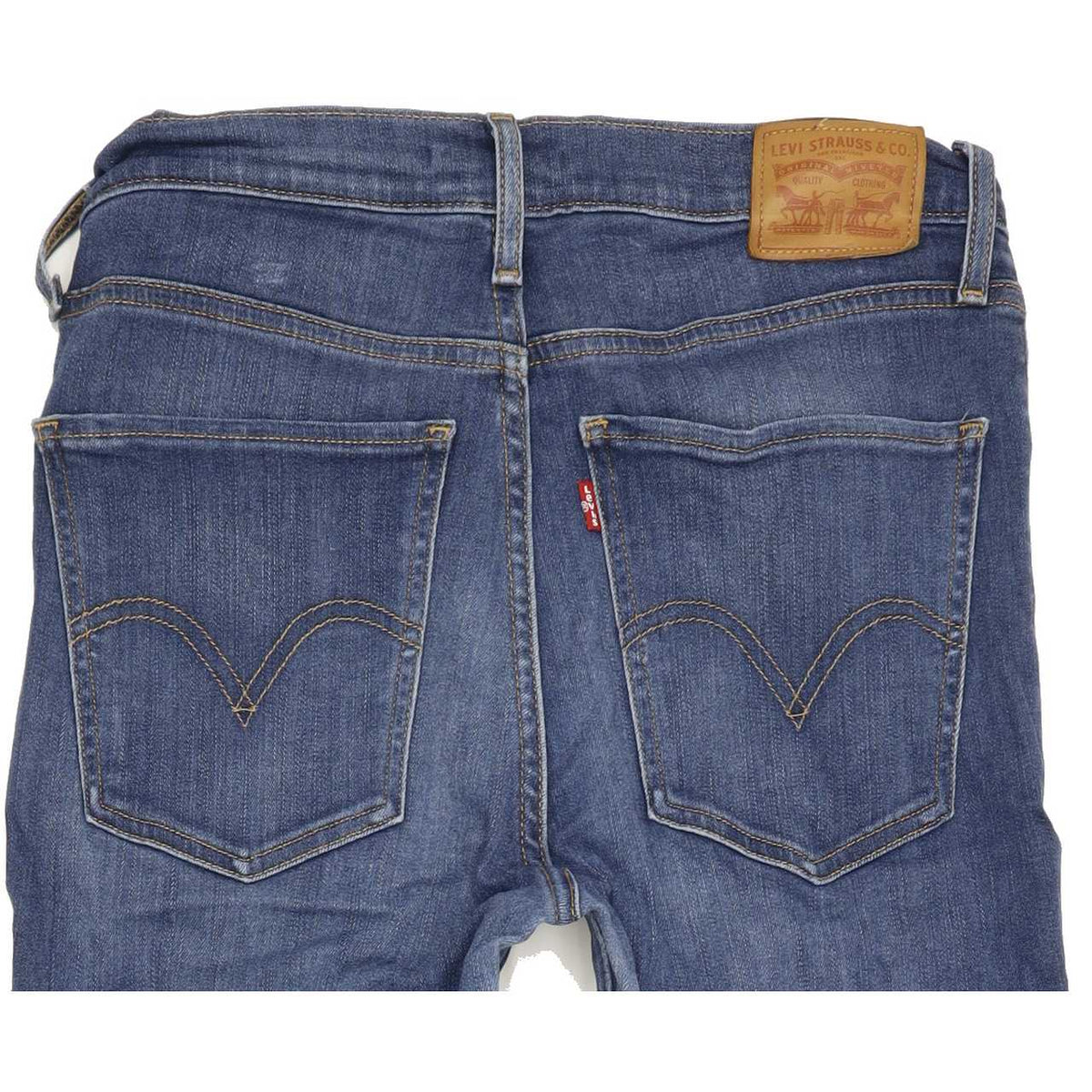 Levi's Mile High Rise Women Blue Skinny Stretch Jeans W29 L32