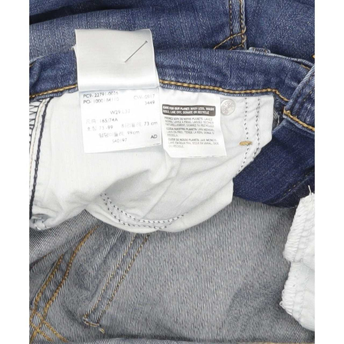 Levi's Mile High Rise Women Blue Skinny Stretch Jeans W29 L32
