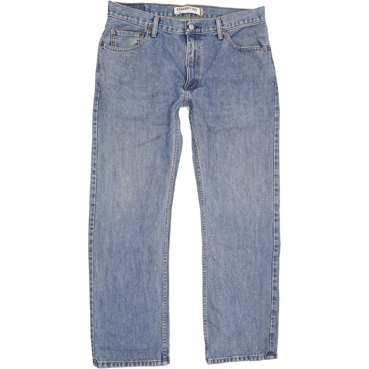 Levi's 505 Men Blue Straight Regular Jeans W35 L30