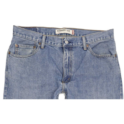 Levi's 505 Men Blue Straight Regular Jeans W35 L30