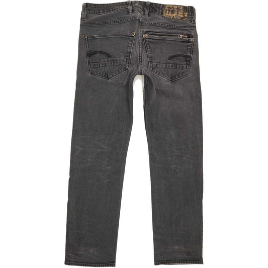 G-Star Attacc Men Grey Straight Regular Stretch Jeans W34 L30