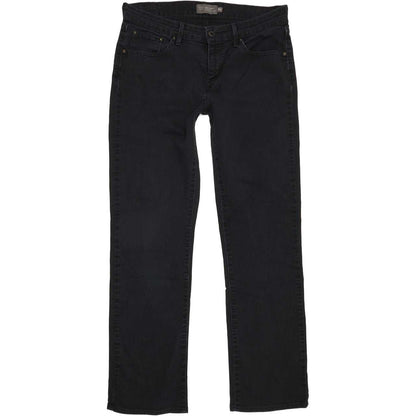 Levi's Demi Curve Women Black Straight Regular Stretch Jeans W31 L31