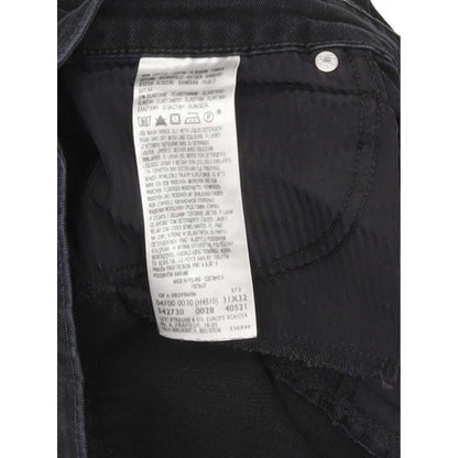 Levi's Demi Curve Women Black Straight Regular Stretch Jeans W31 L31