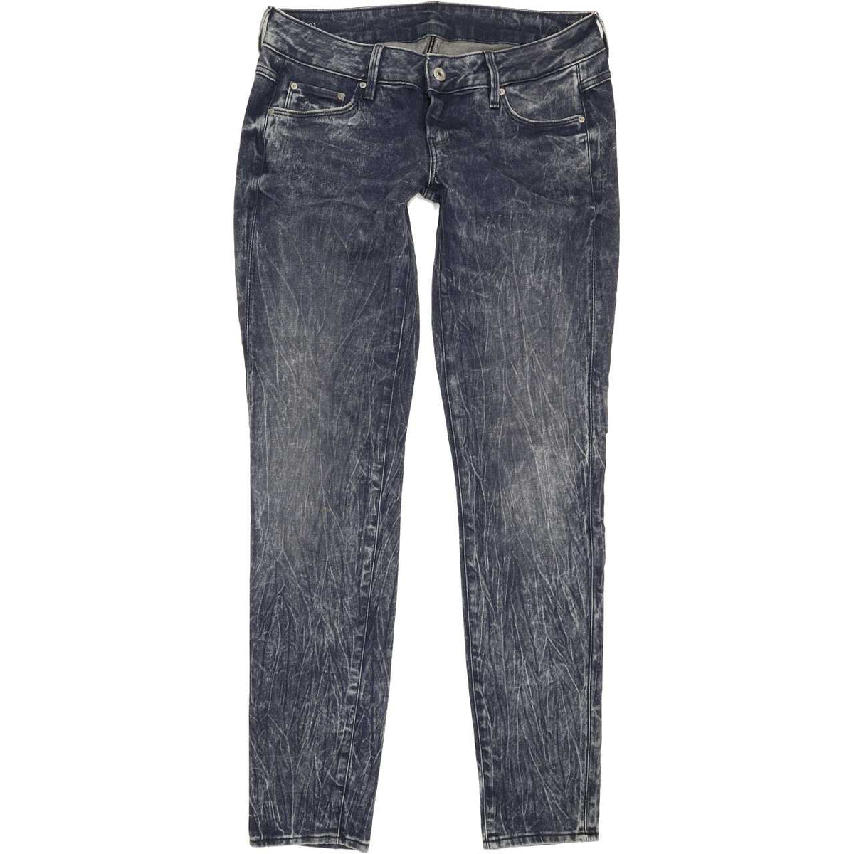 G-Star 3301 Low Women Blue Skinny Slim Stretch Jeans W30 L32