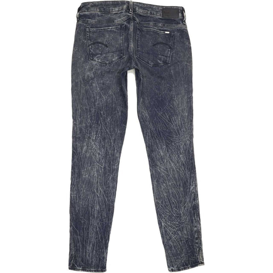 G-Star 3301 Low Women Blue Skinny Slim Stretch Jeans W30 L32