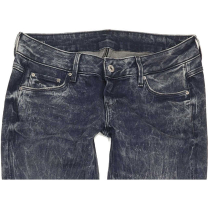 G-Star 3301 Low Women Blue Skinny Slim Stretch Jeans W30 L32