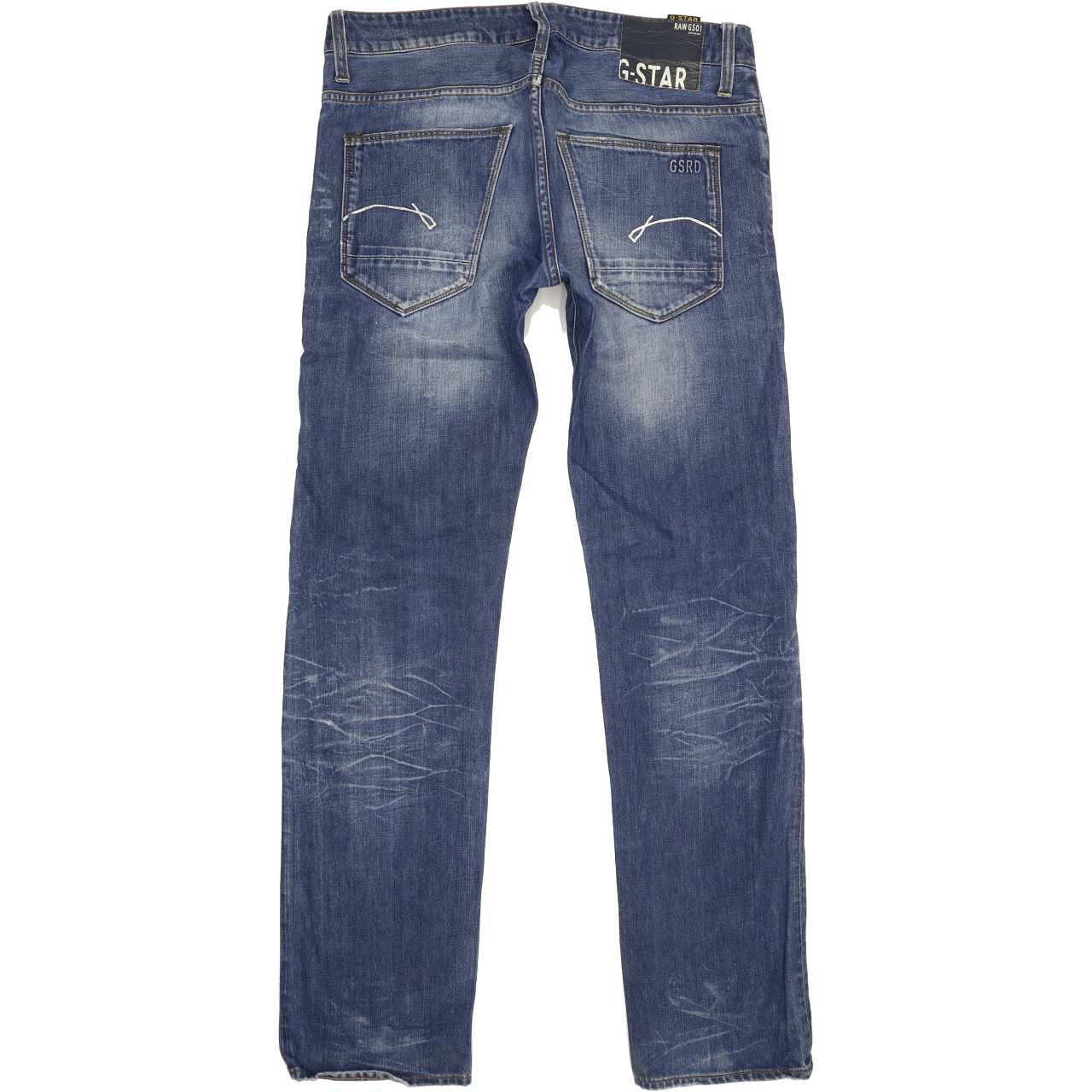 G-Star Morris Low Men Blue Straight Regular Jeans W32 L34