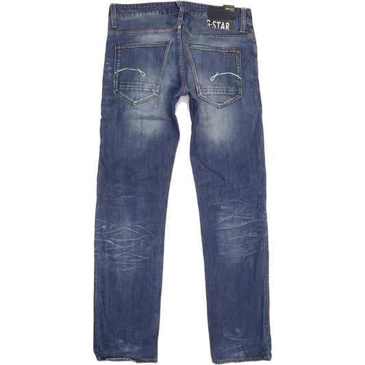 G-Star Morris Low Men Blue Straight Regular Jeans W32 L34