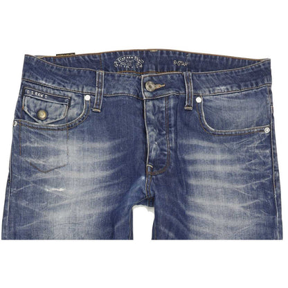 G-Star Morris Low Men Blue Straight Regular Jeans W32 L34