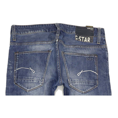 G-Star Morris Low Men Blue Straight Regular Jeans W32 L34