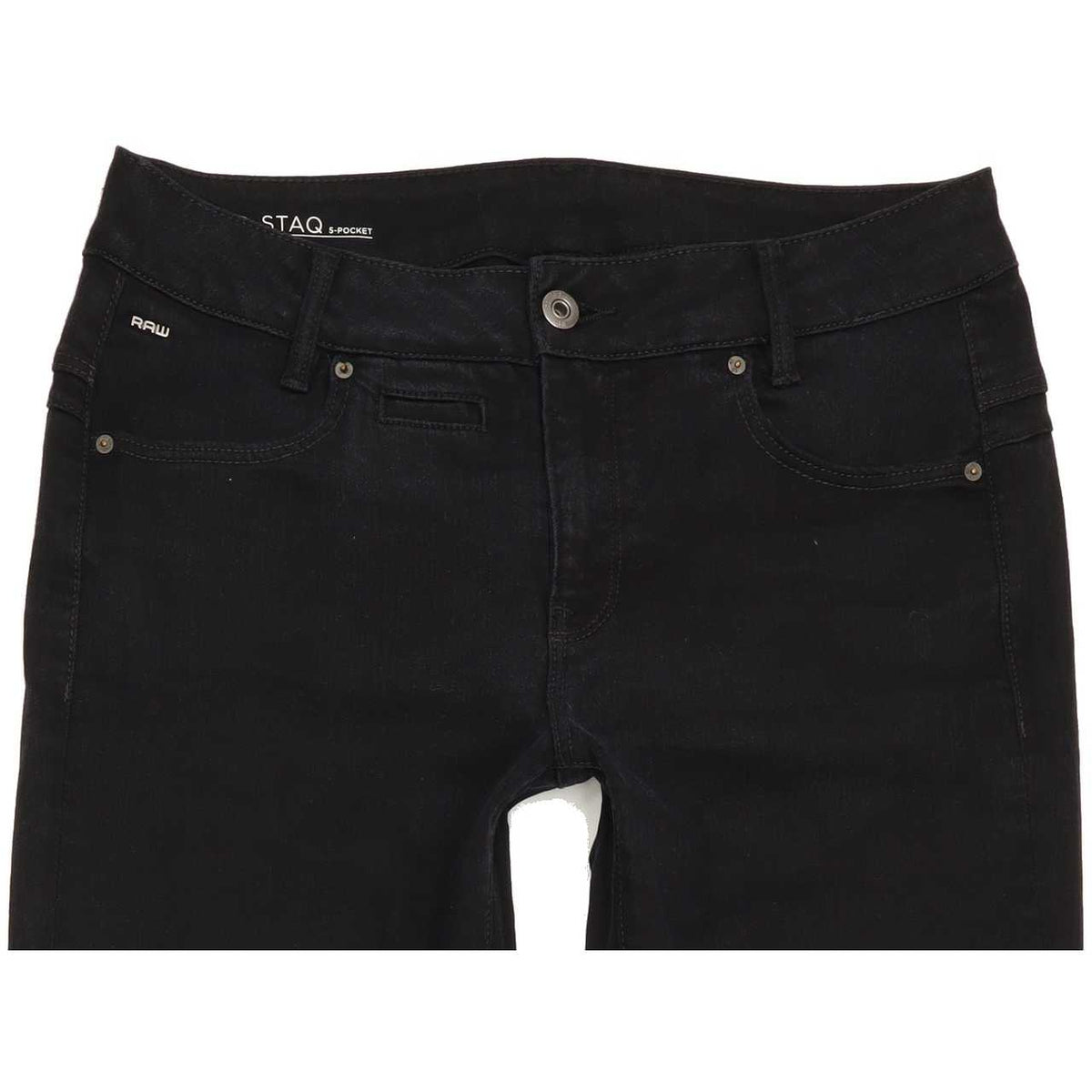 G-Star D-Staq Mid Women Black Skinny Regular Stretch Jeans W29 L33