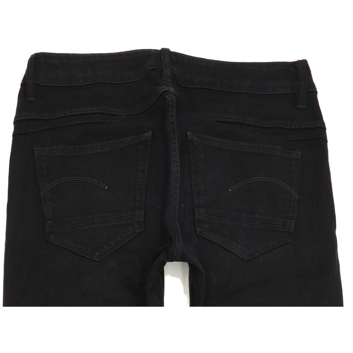 G-Star D-Staq Mid Women Black Skinny Regular Stretch Jeans W29 L33