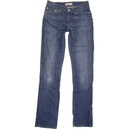 Levi's 528 Women Blue Straight Regular Stretch Jeans W29 L33