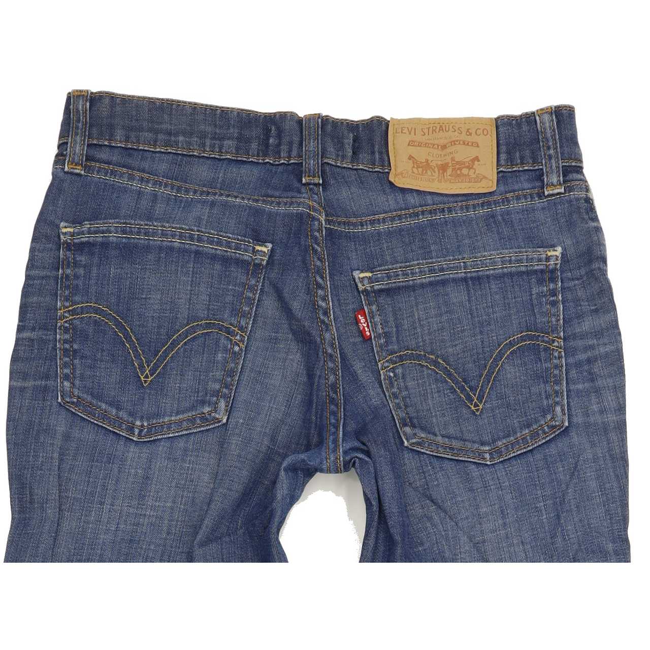 Levi's 528 Women Blue Straight Regular Stretch Jeans W29 L33