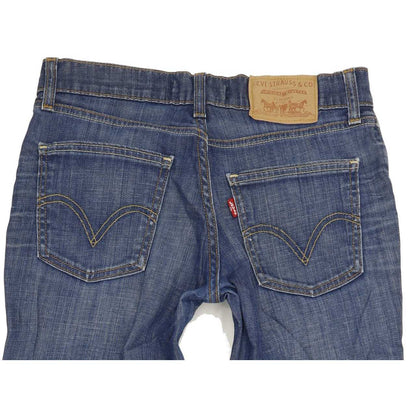 Levi's 528 Women Blue Straight Regular Stretch Jeans W29 L33