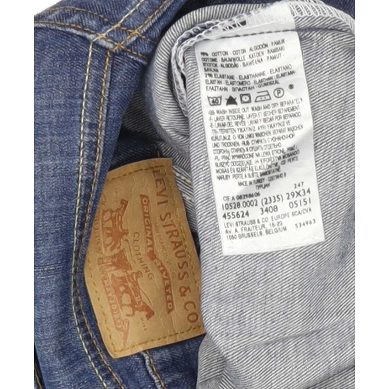 Levi's 528 Women Blue Straight Regular Stretch Jeans W29 L33