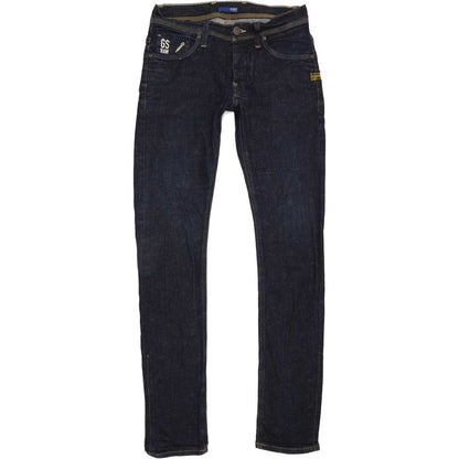 G-Star Defend Men Blue Straight Slim Stretch Jeans W31 L33