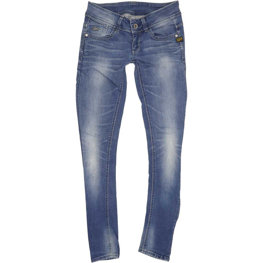 G-Star Lynn Women Blue Skinny Slim Stretch Jeans W27 L32