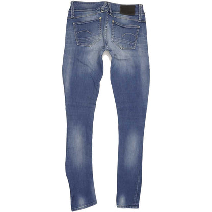 G-Star Lynn Women Blue Skinny Slim Stretch Jeans W27 L32