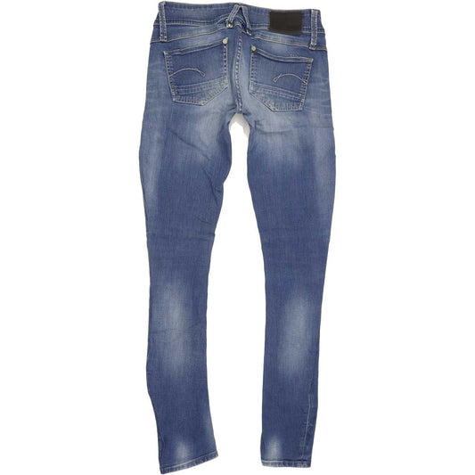 G-Star Lynn Women Blue Skinny Slim Stretch Jeans W27 L32
