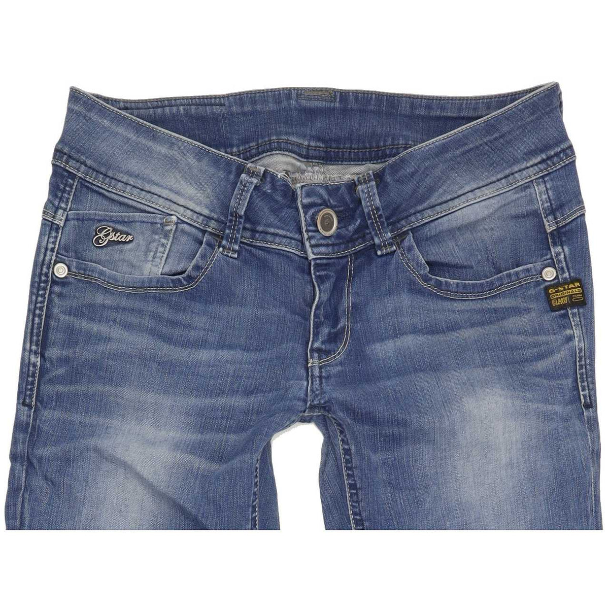 G-Star Lynn Women Blue Skinny Slim Stretch Jeans W27 L32