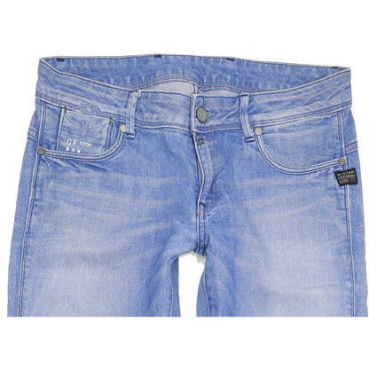G-Star Refender Women Blue Skinny Slim Stretch Jeans W30 L32