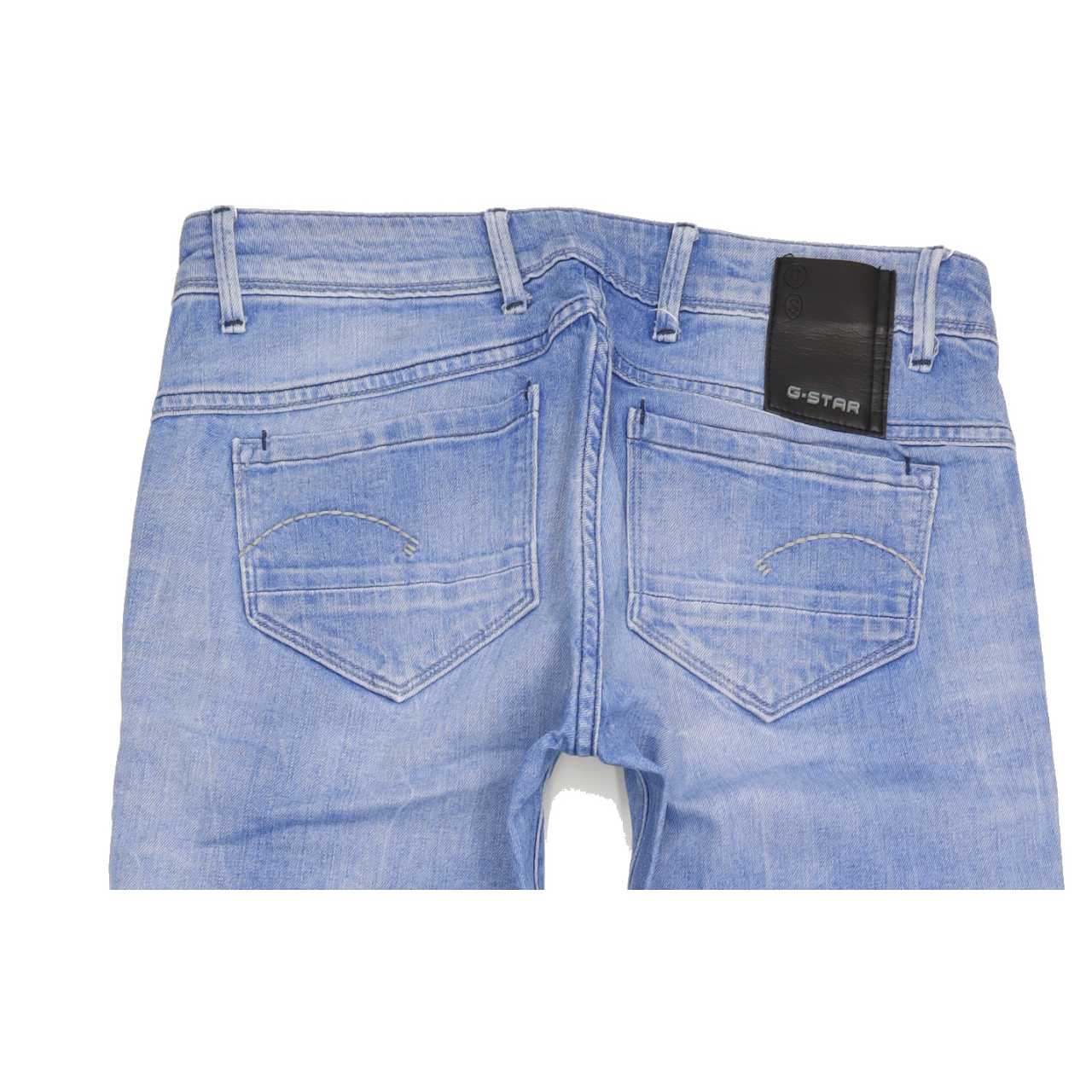 G-Star Refender Women Blue Skinny Slim Stretch Jeans W30 L32