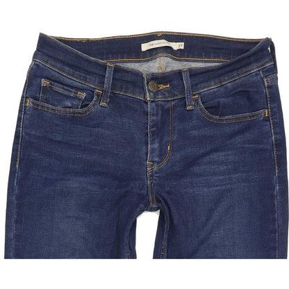 Levi's 710 Women Blue Skinny Regular Stretch Jeans W27 L29