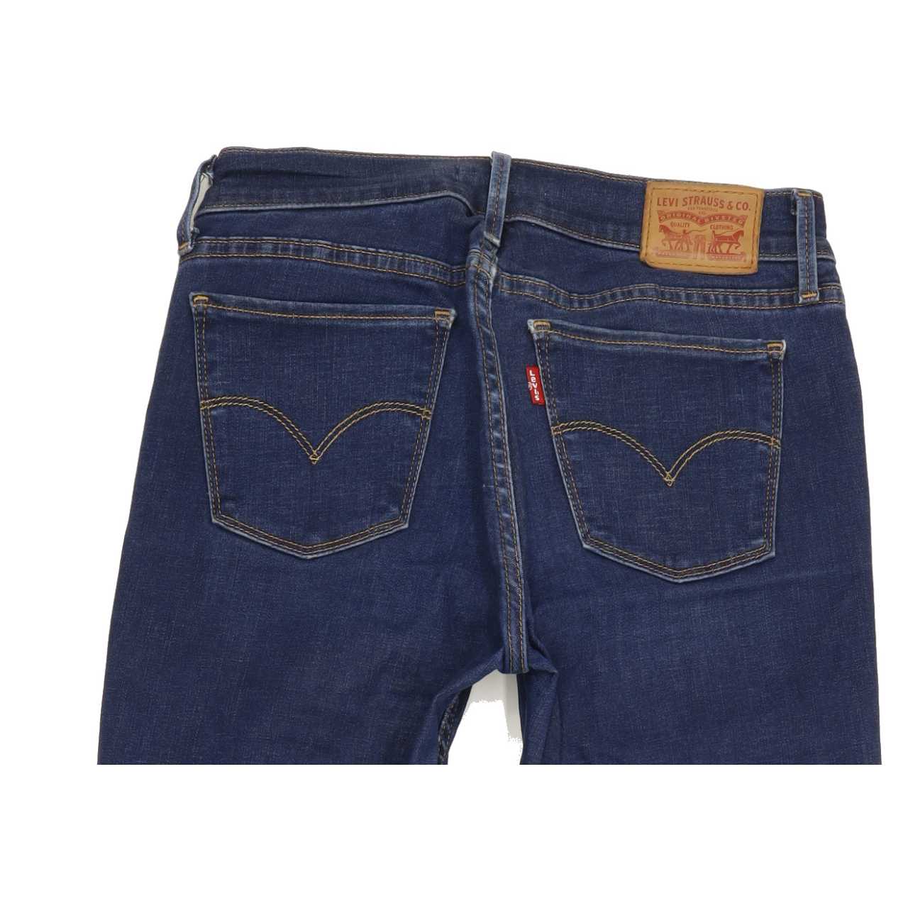 Levi's 710 Women Blue Skinny Regular Stretch Jeans W27 L29