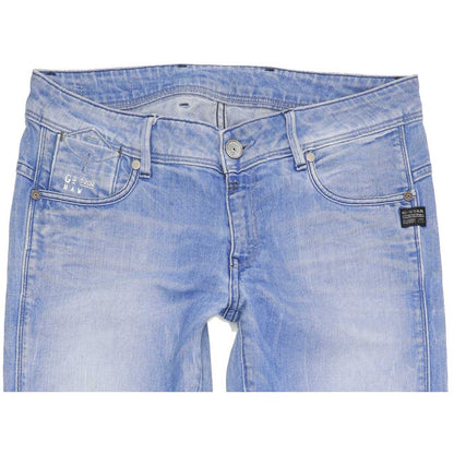 G-Star Refender Women Blue Skinny Slim Stretch Jeans W30 L31