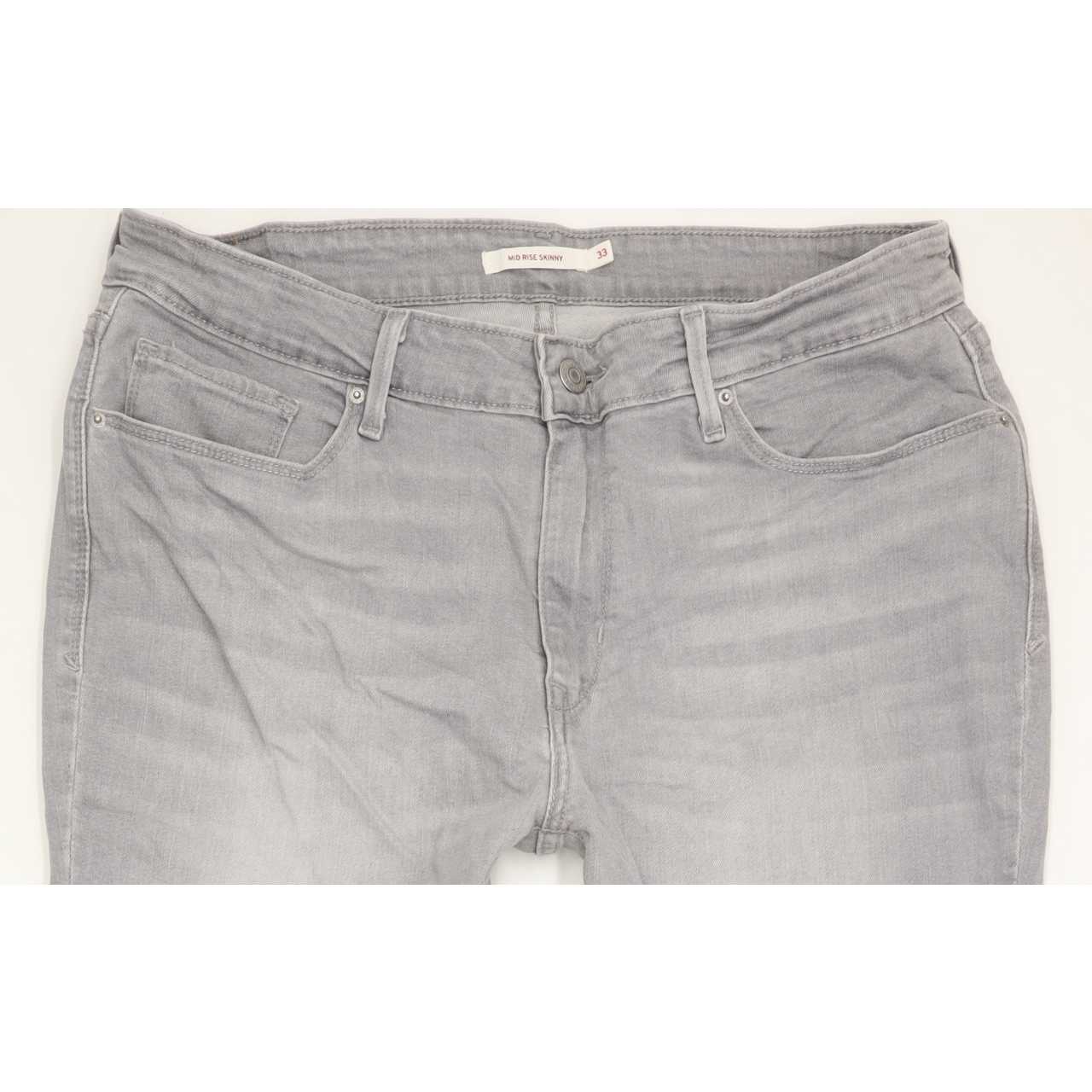 Levi's Women Grey Skinny Regular Stretch Jeans W33 L31
