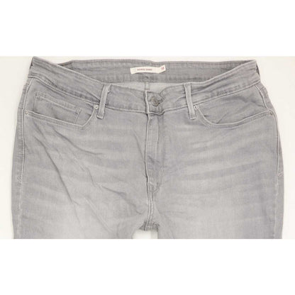 Levi's Women Grey Skinny Regular Stretch Jeans W33 L31