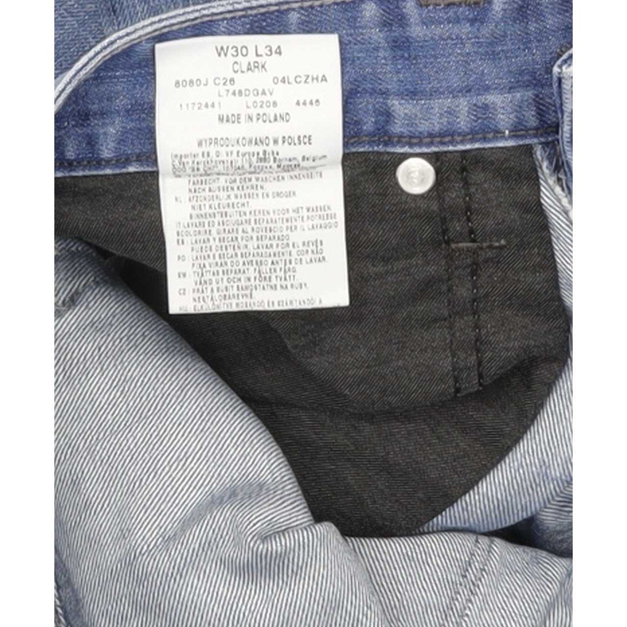 Lee Clark Men Blue Straight Regular Jeans W30 L29