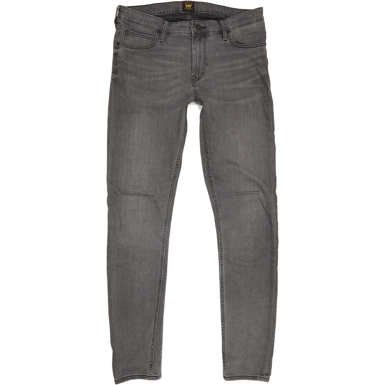 Lee Malone Women Grey Skinny Slim Stretch Jeans W33 L34
