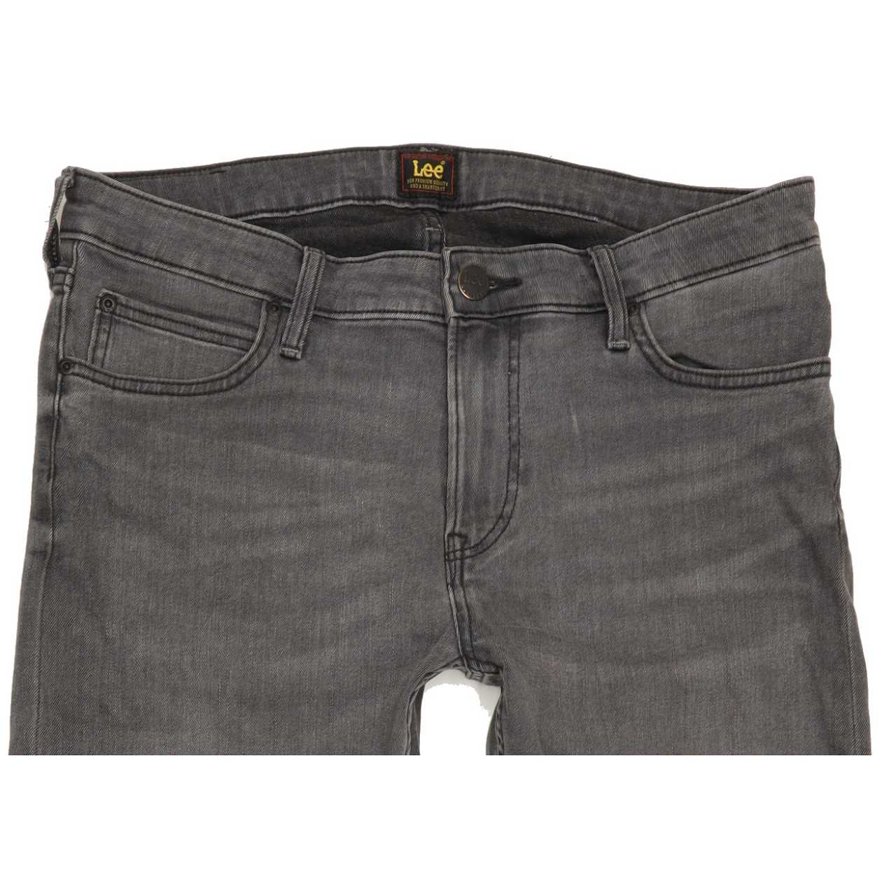 Lee Malone Women Grey Skinny Slim Stretch Jeans W33 L34