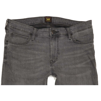 Lee Malone Women Grey Skinny Slim Stretch Jeans W33 L34