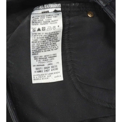Levi's 571 Women Black Straight Regular Jeans W30 L29