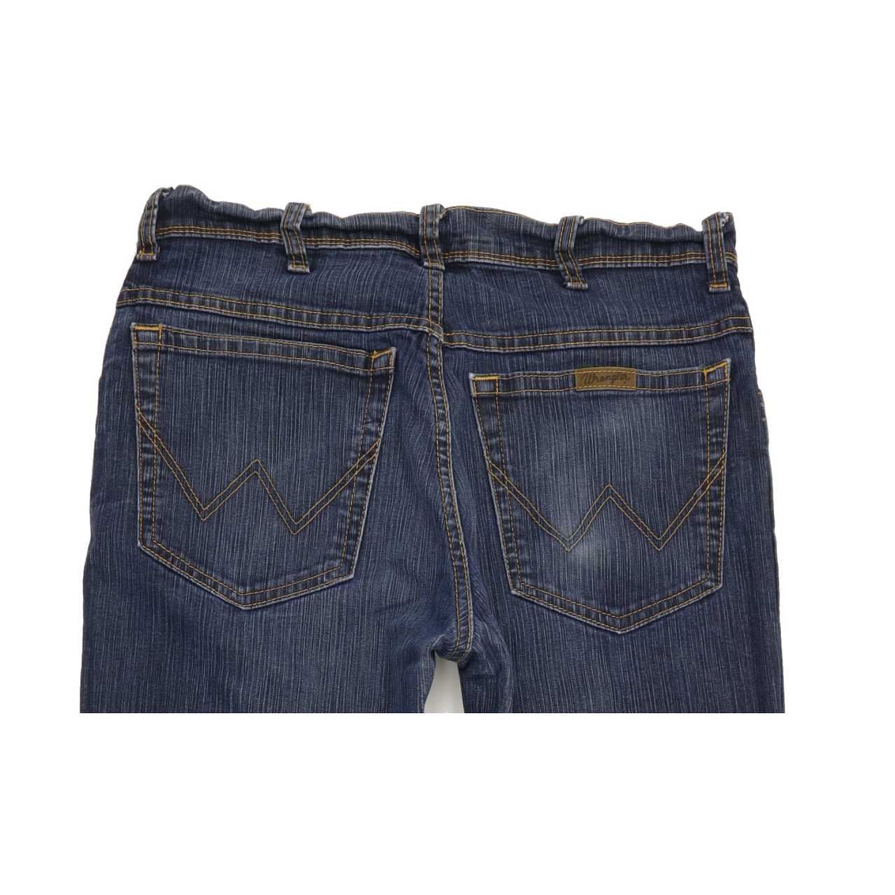 Wrangler Men Blue Straight Regular Jeans W32 L34