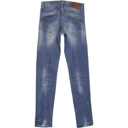 G-Star 3301 Men Blue Straight Slim Stretch Jeans W29 L34