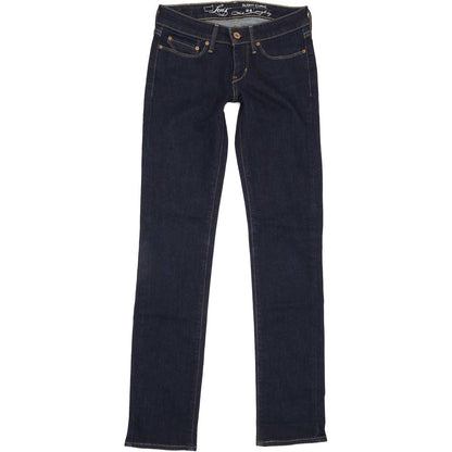 Levi's Slight Curve Women Blue Straight Slim Stretch Jeans W24 L31
