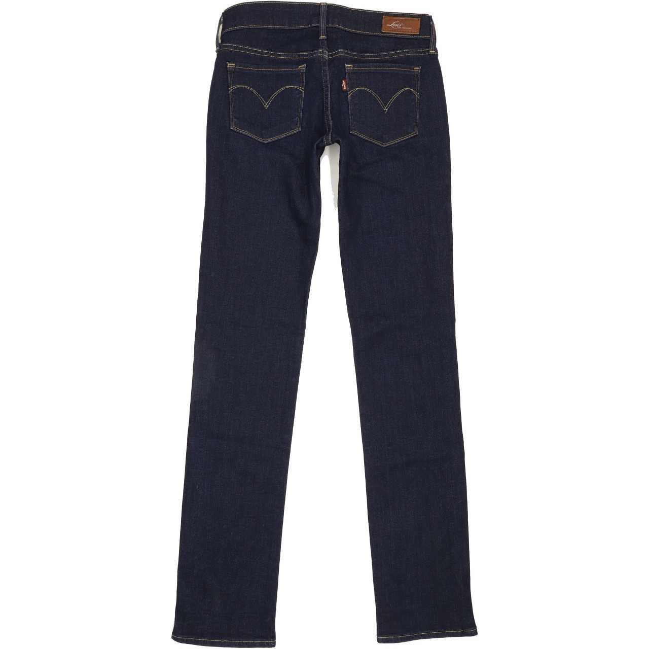 Levi's Slight Curve Women Blue Straight Slim Stretch Jeans W24 L31