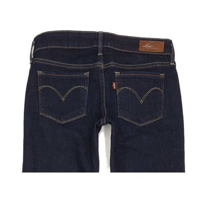 Levi's Slight Curve Women Blue Straight Slim Stretch Jeans W24 L31
